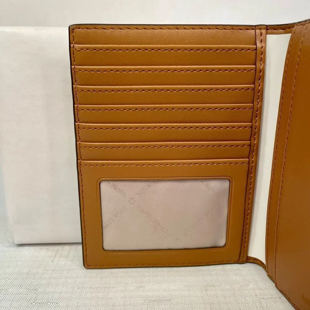 Michael Kors Signature Brown Passport Holder